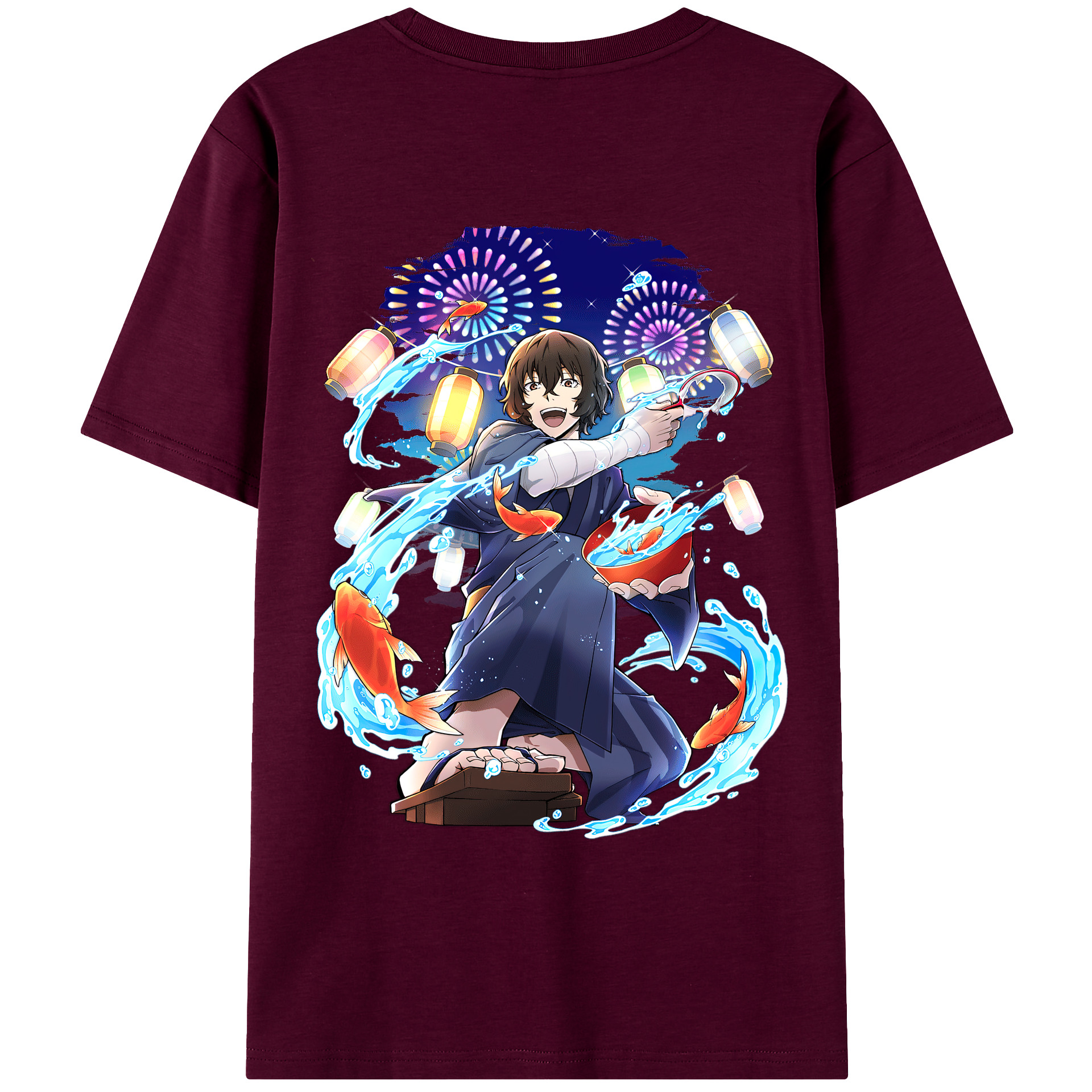 （画像用） 文豪ストレイドッグス Bungo Stray Dogs レディース半袖Tシャツ(バックプリント)